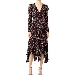 A.L.C. Tiana Silk Wrap Dress Size 2
